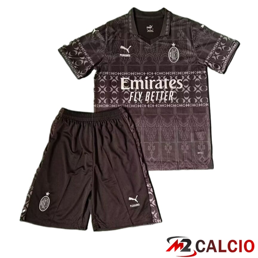 Maglie Calcio AC Milan Bambino Quarto Nero 2023/2024