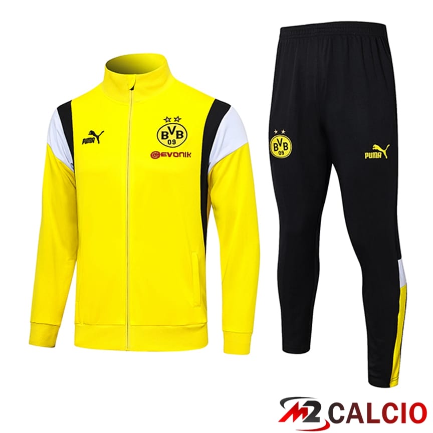 Insieme Tuta Calcio - Giacca Dortmund Giallo 2023/2024