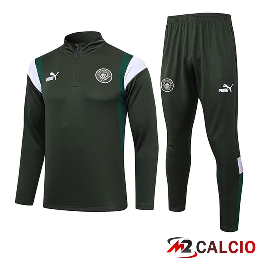 Insieme Tuta Calcio Manchester City Verde 2023/2024