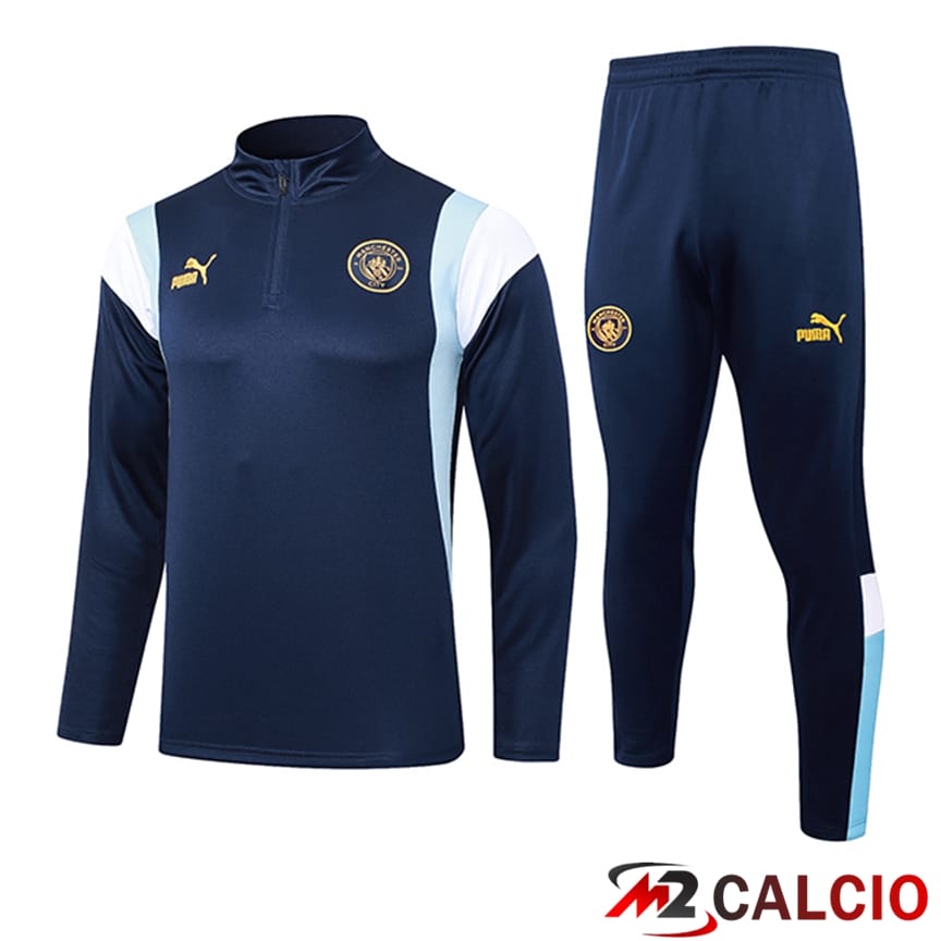 Insieme Tuta Calcio Manchester City Blu Navy 2023/2024