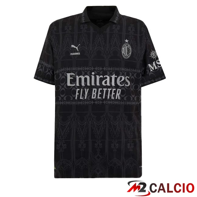 Maglie Calcio AC Milan Quarto Nero 2023/2024