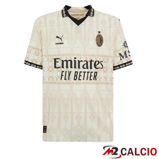 Maglie Calcio AC Milan Quarto Giallo 2023/2024