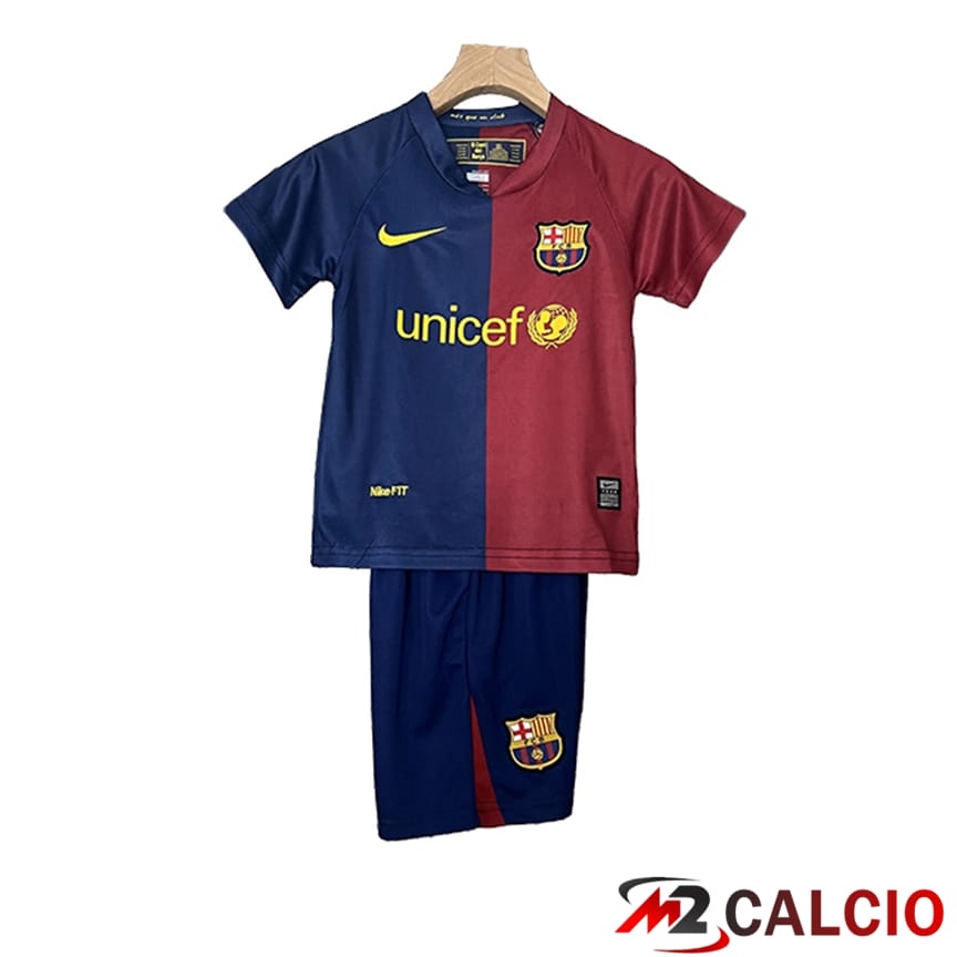 Maglie Calcio FC Barcellona Retro Bambino Prima 2008/2009