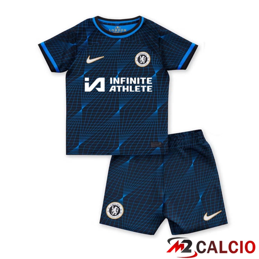 Maglie Calcio FC Chelsea Bambino Sponsor Seconda 2023/2024