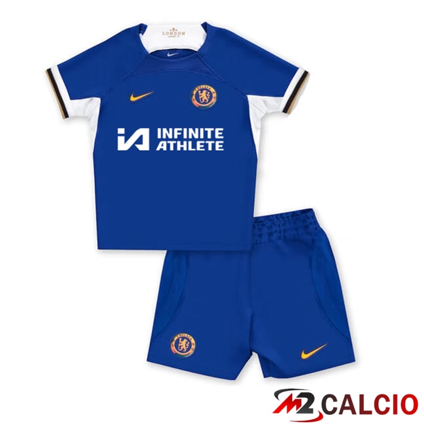 Maglie Calcio FC Chelsea Bambino Sponsor Prima 2023/2024
