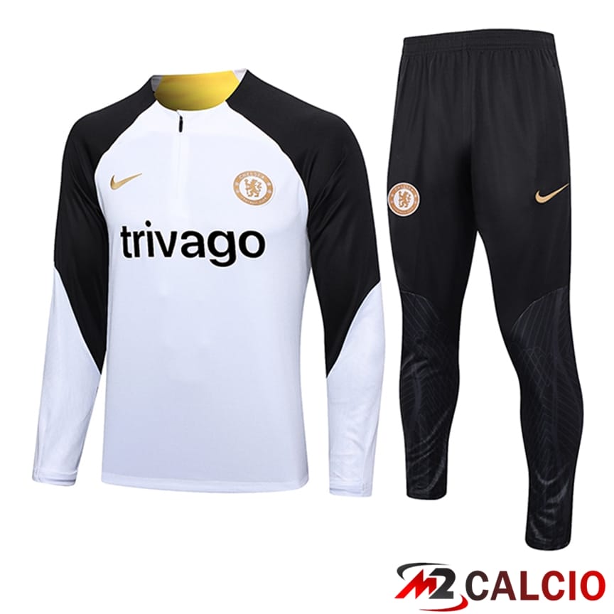 Insieme Tuta Calcio FC Chelsea Bianco 2023/2024