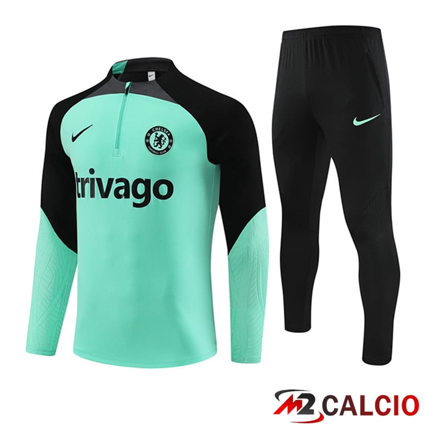 Insieme Tuta Calcio FC Chelsea Verde/Nero 2023/2024