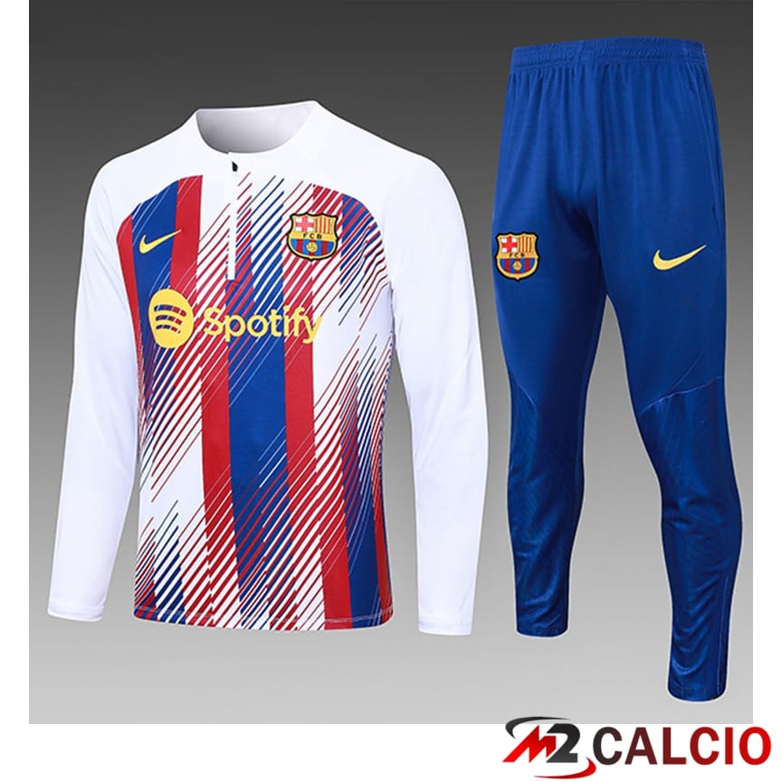 Insieme Tuta Calcio FC Barcellona Bambino Rosso/Blu 2023/2024