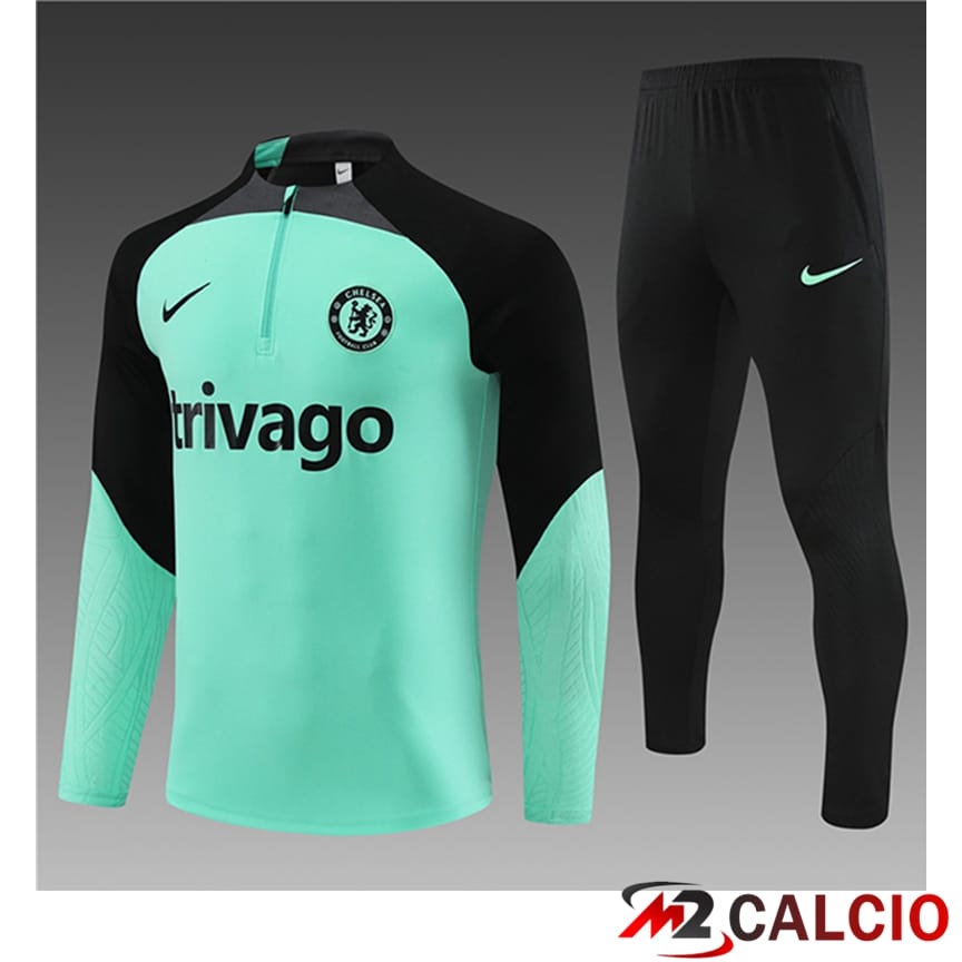 Insieme Tuta Calcio FC Chelsea Bambino Verde/Nero 2023/2024