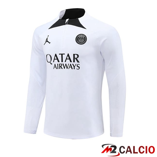 Felpa Allenamento JORDAN Paris PSG Bianco 2024/2025