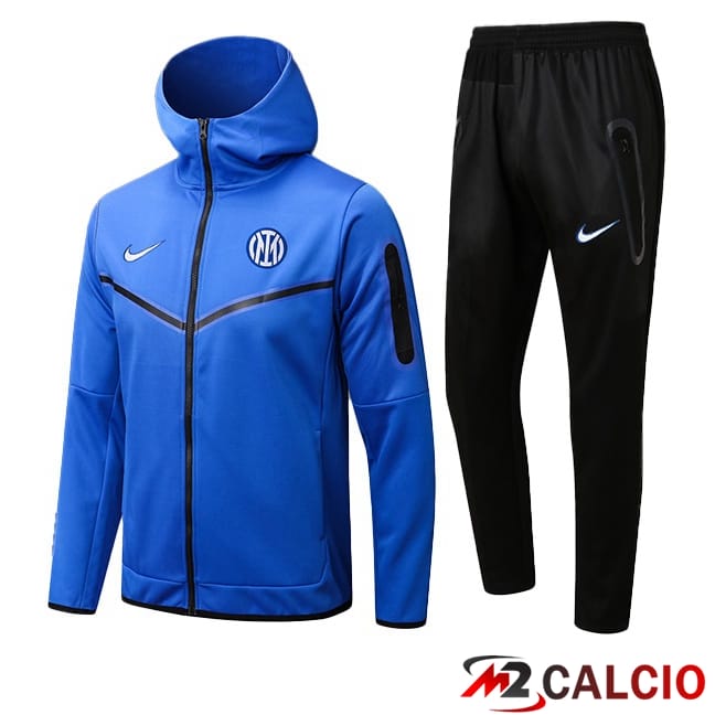 Tuta Calcio - Giacca A Vento Inter Milan Blu 2024/2025