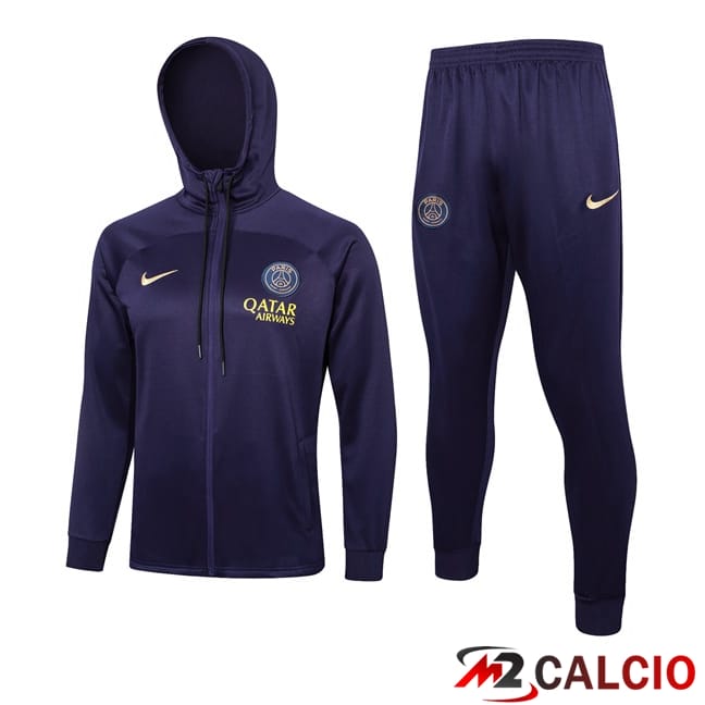 Tuta Calcio - Giacca A Vento Paris PSG Viola 2024/2025