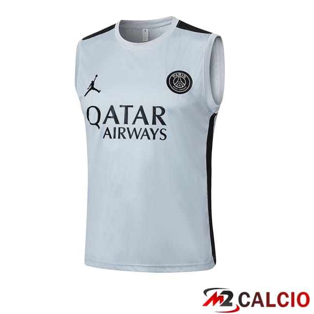 Canotta Allenamento Paris PSG Grigio 2024/2025