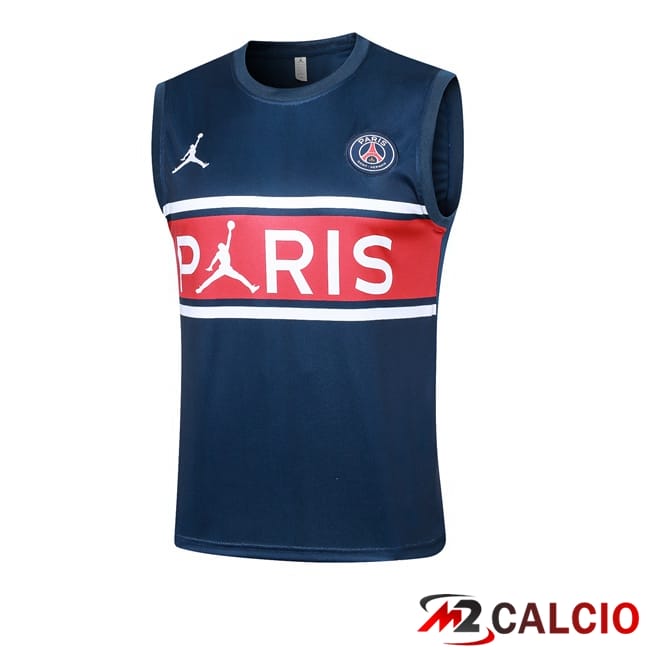 Canotta Allenamento Paris PSG Blu Reale 2024/2025