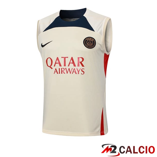 Canotta Allenamento Paris PSG Giallo 2024/2025