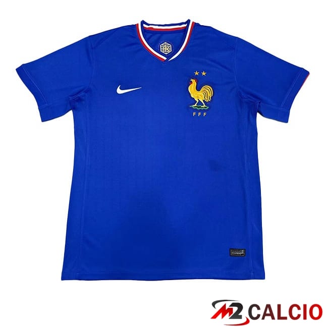 Maglie Calcio Equipe De Francia Prima Blu Versione Trapelata UEFA Euro 2024