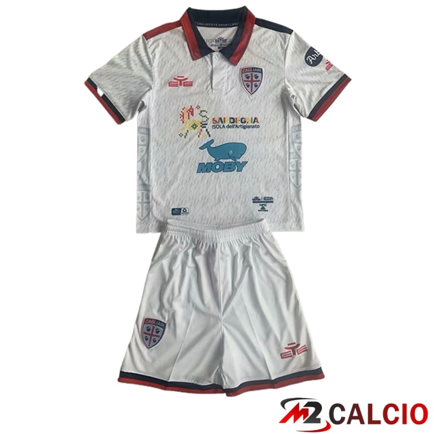 Maglie Calcio Cagliari Bambino Seconda 2023/2024