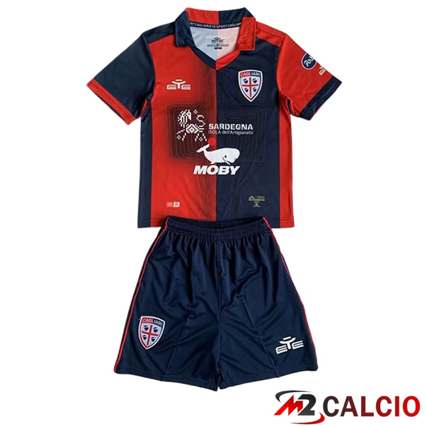 Maglie Calcio Cagliari Bambino Prima 2023/2024