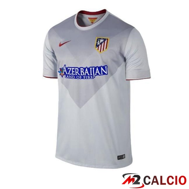 Maglie Calcio Atletico Madrid Retro Seconda Grigio 2014-2015