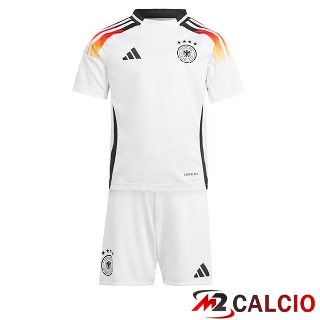 Maglie Calcio Germania Bambino Prima Bianco 2024/2025