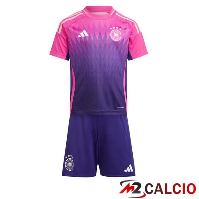 Maglie Calcio Germania Bambino Seconda Rosa Viola 2024/2025