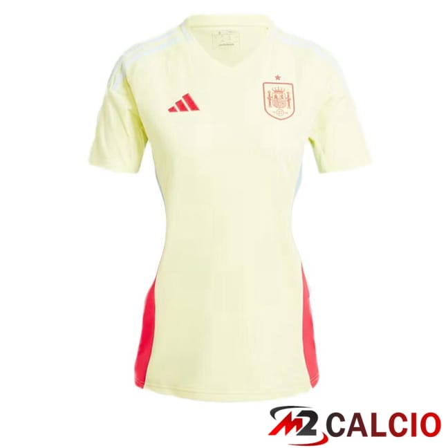 Maglie Calcio Spagna Donna Seconda Giallo 2024/2025