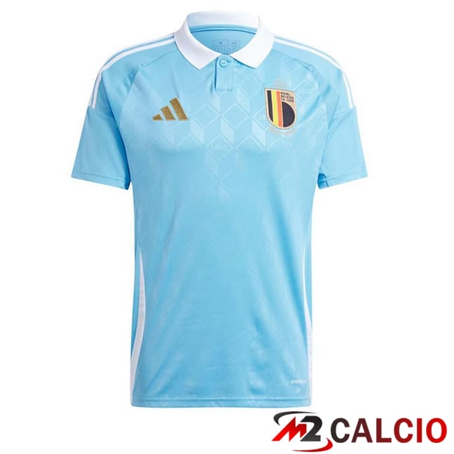 Maglie Calcio Belgio Seconda Blu 2024/2025
