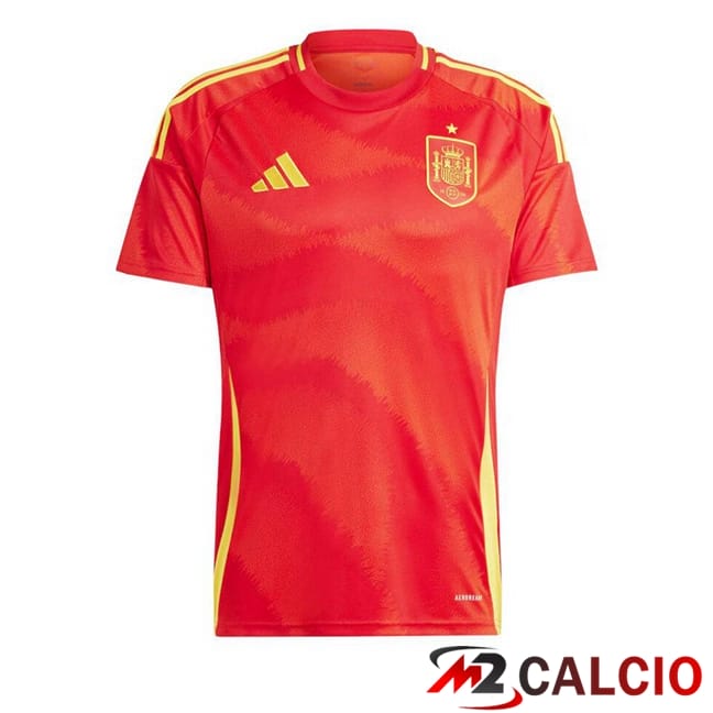 Maglie Calcio Spagna Prima Rosso 2024/2025
