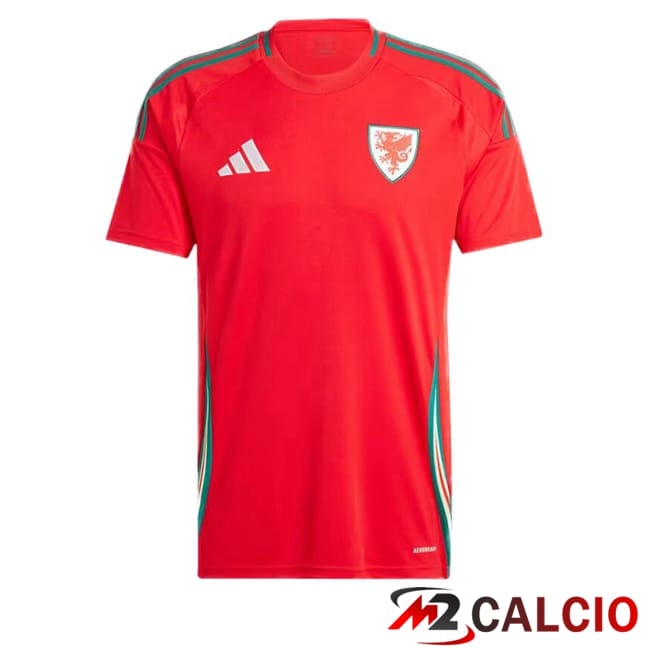 Maglie Calcio Galles Prima Rosso 2024/2025