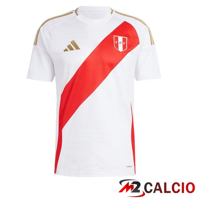 Maglie Calcio Perù Prima Bianco 2024/2025