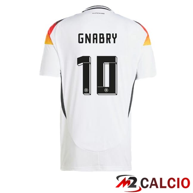 Maglie Calcio Germania (GNABRY 10) Prima Bianco 2024/2025
