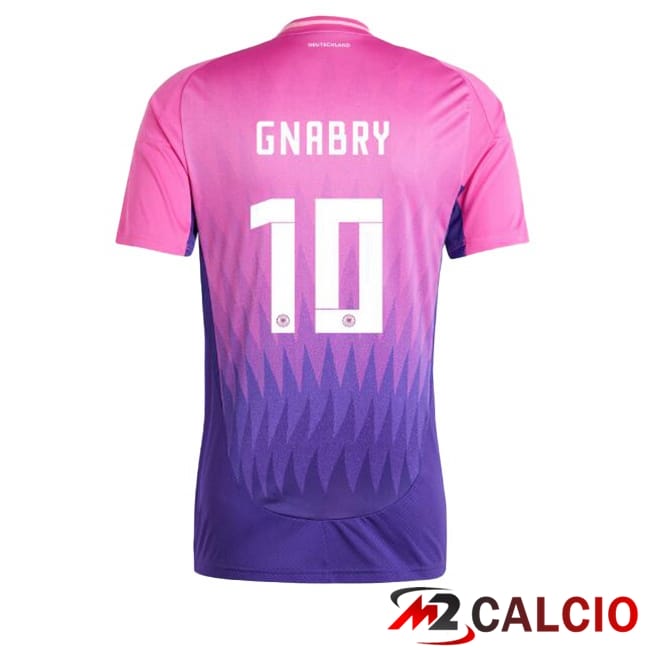 Maglie Calcio Germania (GNABRY 10) Seconda Rosa Viola 2024/2025