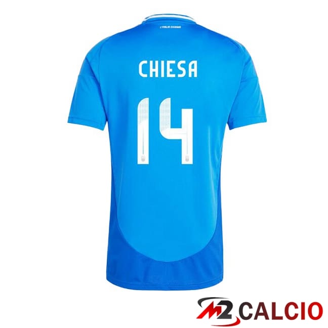 Maglie Calcio Italia (CHIESA 14) Prima Blu 2024/2025