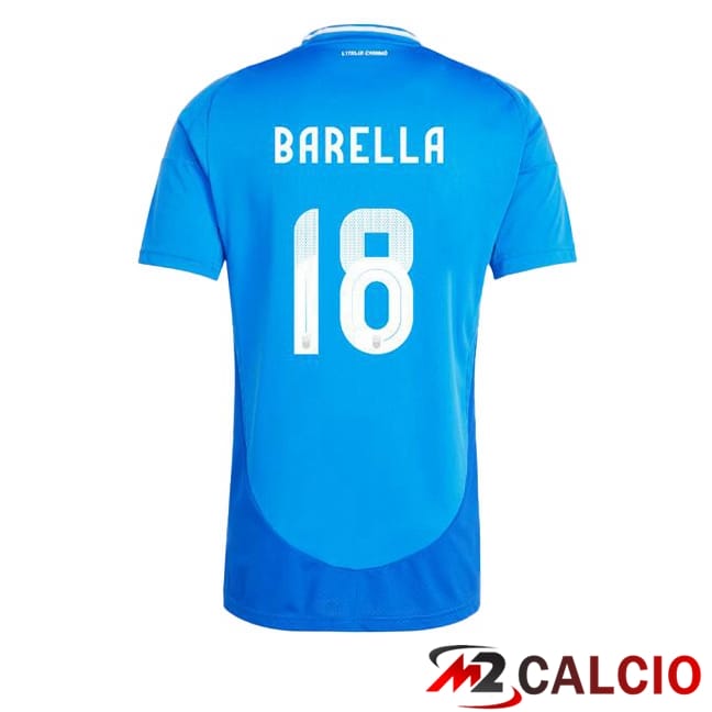 Maglie Calcio Italia (BARELLA 18) Prima Blu 2024/2025