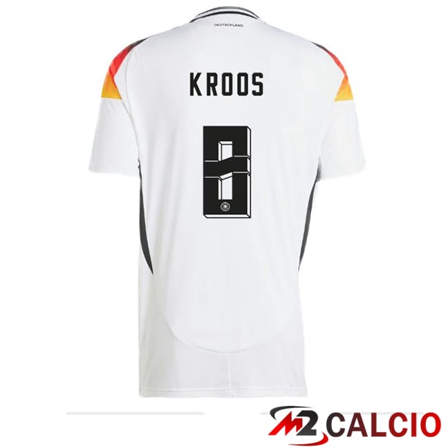 Maglie Calcio Germania (KROOS 8) Prima Bianco 2024/2025