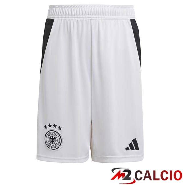 Pantaloncini Calcio Germania Prima Bianco 2024/2025