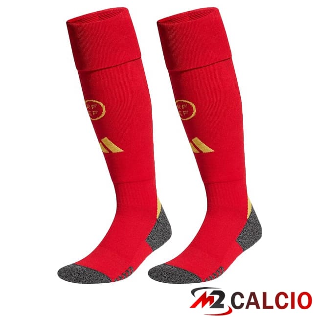 Calzini Calcio Spagna Prima Rosso 2024/2025