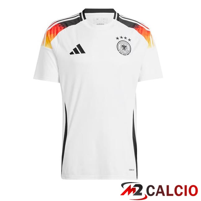 Maglie Calcio Germania Prima Bianco UEFA Euro 2024