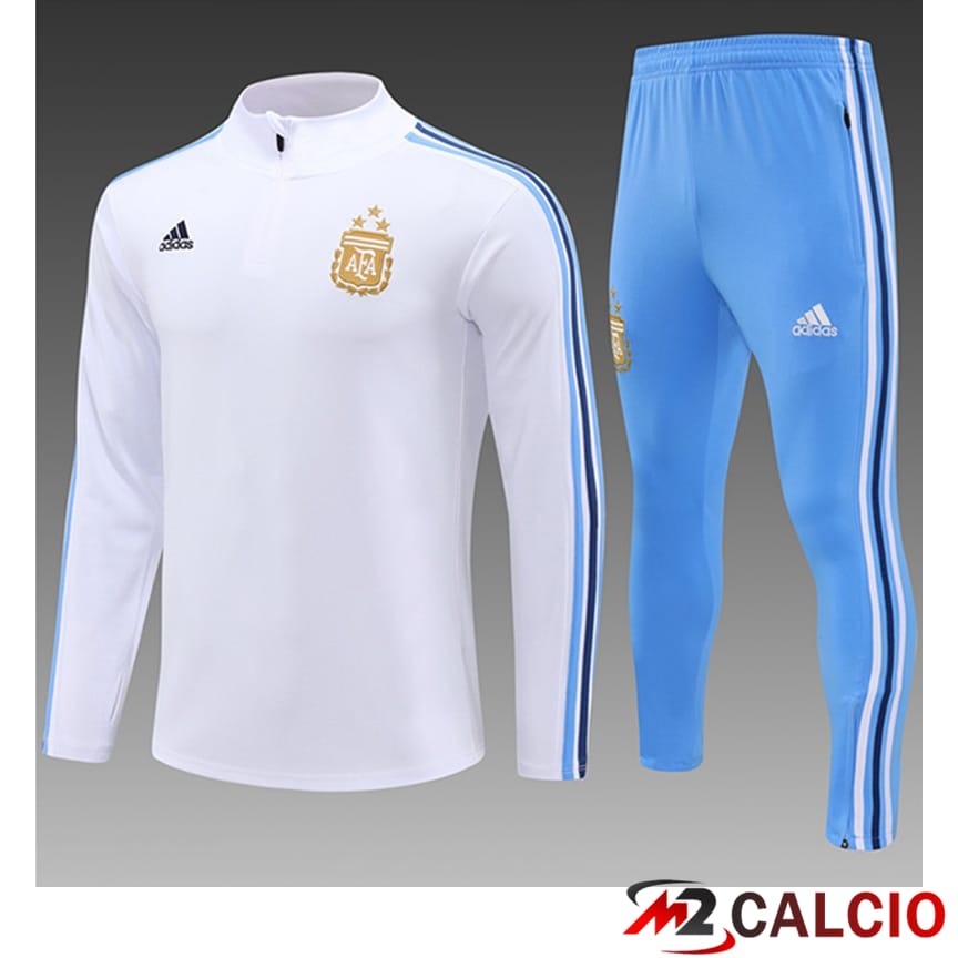 Tuta Calcio Argentina Bambino Bianco/Blu 2024/2025