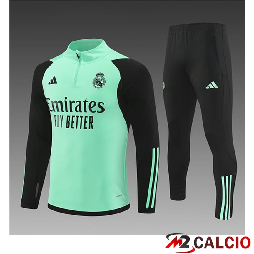 Tuta Calcio Real Madrid Bambino Verde/Nero 2024/2025