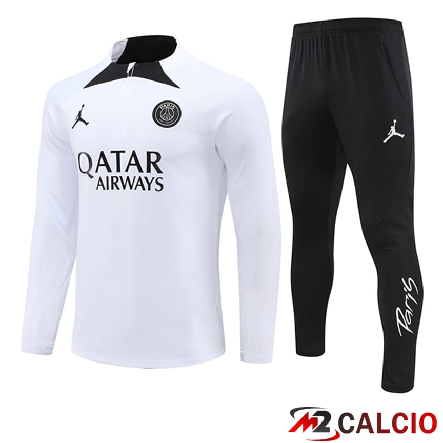 Tuta Calcio PSG Bianco/Nero 2024/2025