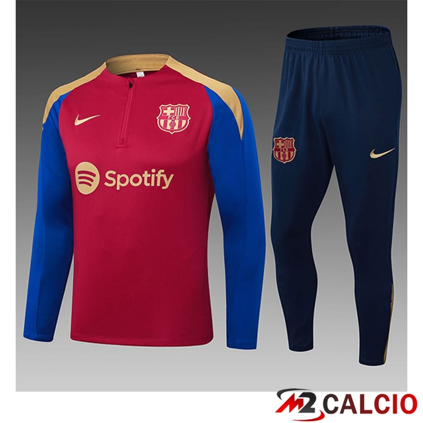 Tuta Calcio FC Barcellona Bambino Rosso/Blu/Giallo 2024/2025