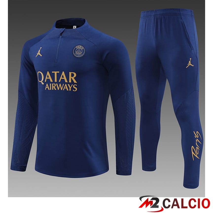Tuta Calcio PSG Bambino Blu Navy 2024/2025