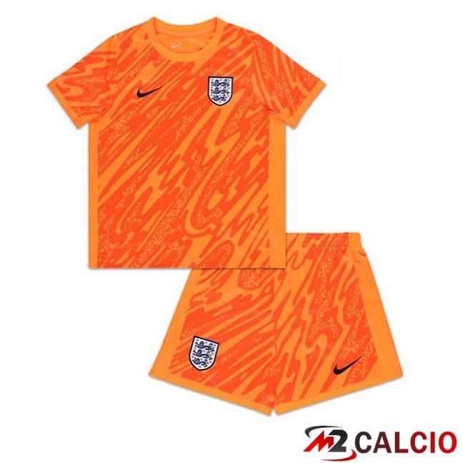 Maglie Calcio Inghilterra Bambino Portiere Arancia 2024/2025
