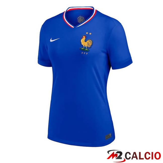 Maglie Calcio Francia Donna Prima Blu 2024/2025