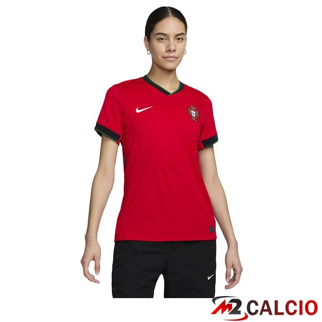 Maglie Calcio Portogallo Donna Prima Rosso 2024/2025