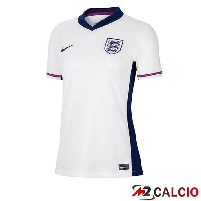 Maglie Calcio Inghilterra Donna Prima Bianco 2024/2025