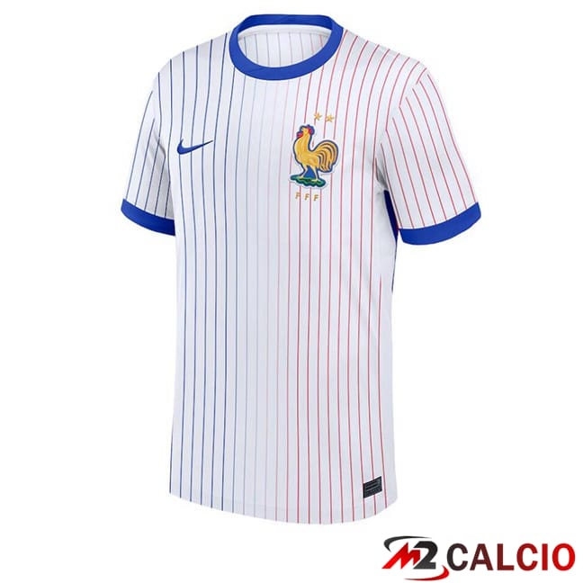 Maglie Calcio Francia Seconda Bianco 2024/2025