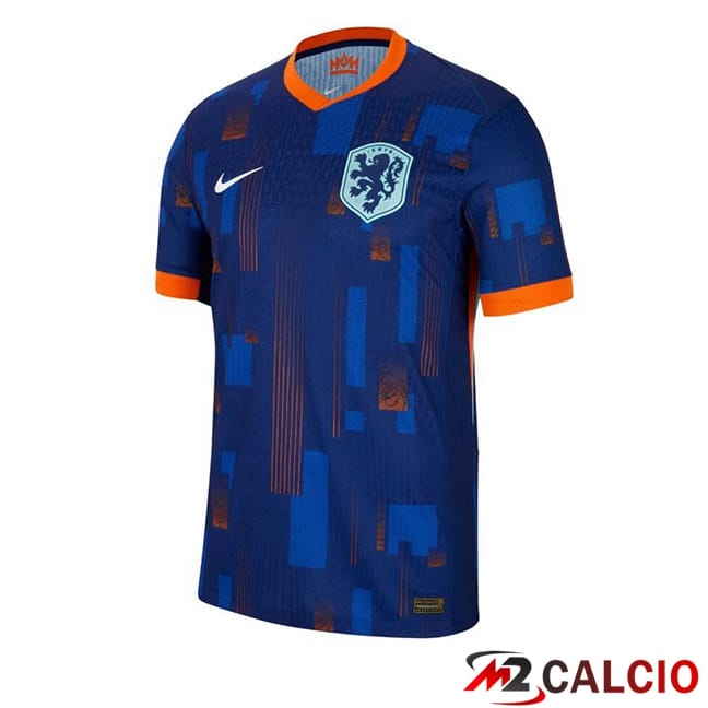 Maglie Calcio Paesi Bassi Seconda Blu Reale 2024/2025