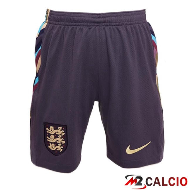 Pantaloncini Calcio Inghilterra Seconda Viola 2024/2025
